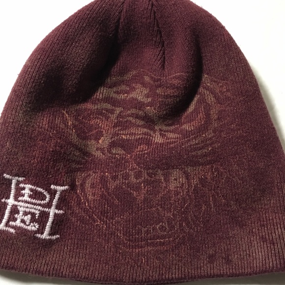 mens maroon beanie hat